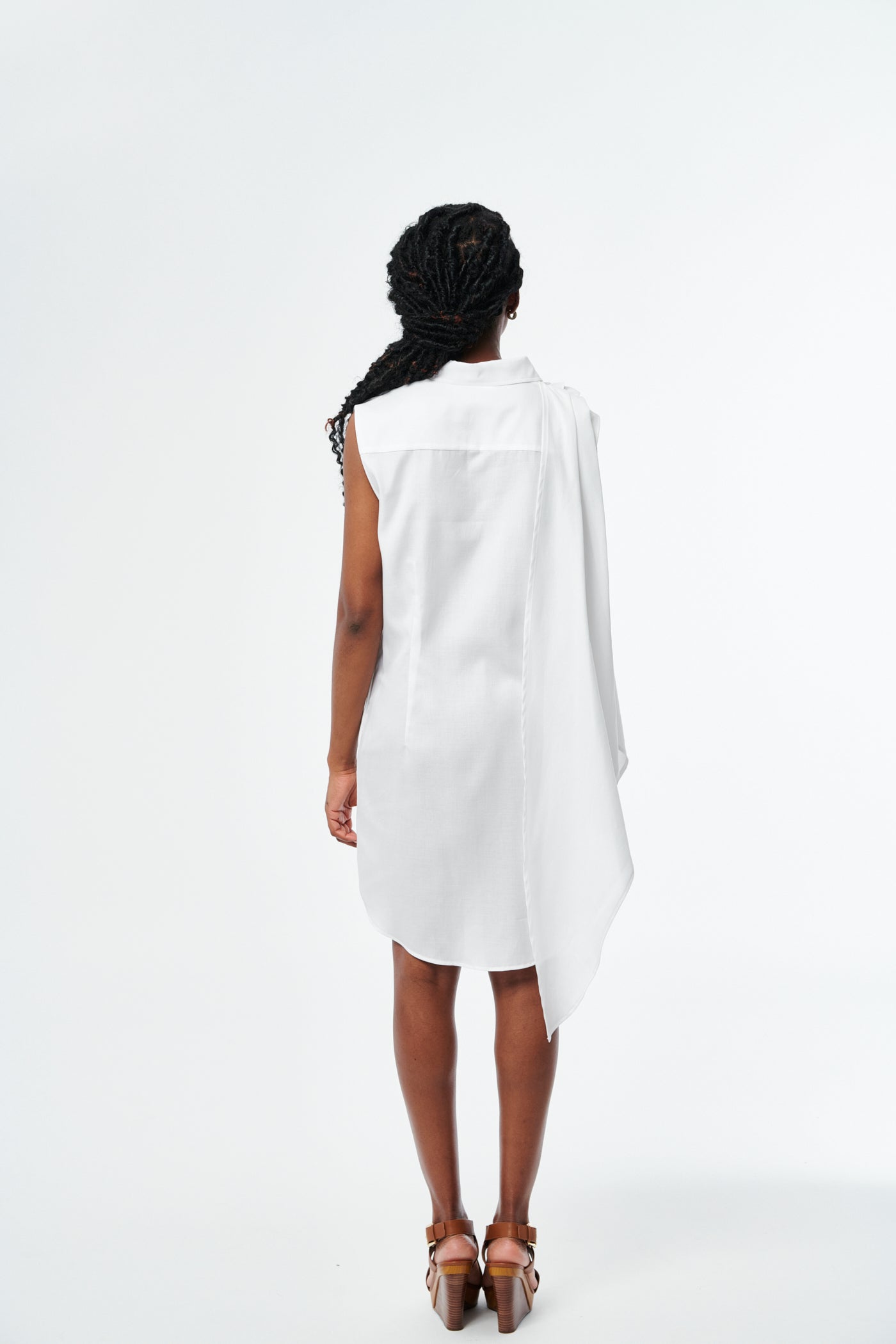 VESTIDO 2.0 Classic Shirt Dress with Removable Sleeves