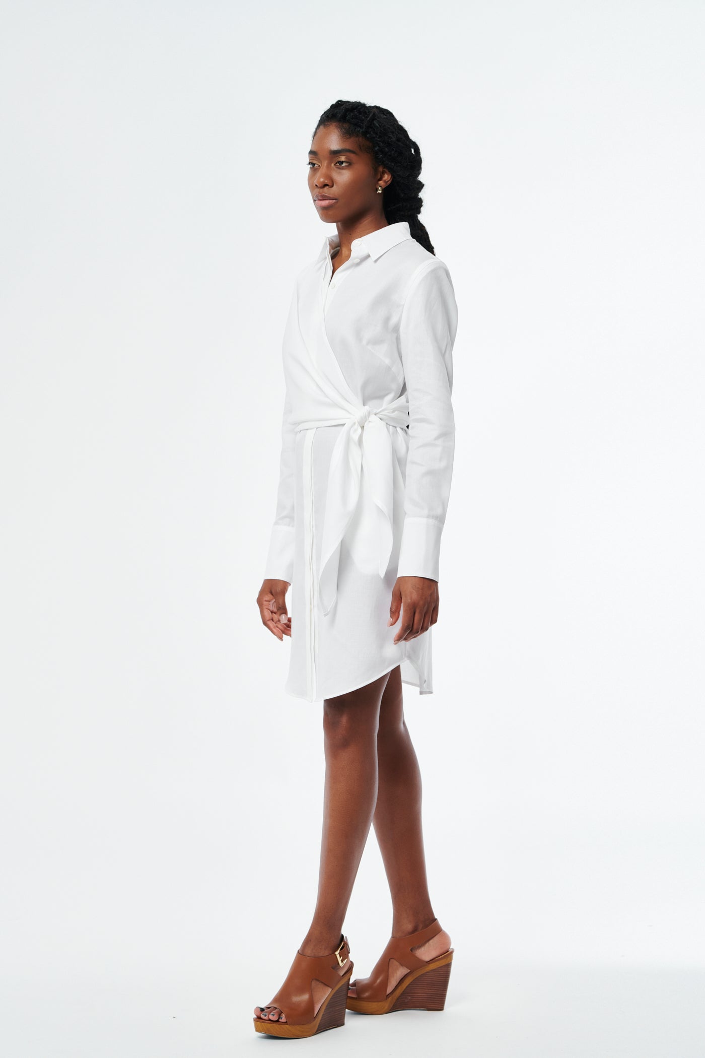 VESTIDO 2.0 Classic Shirt Dress with Removable Sleeves