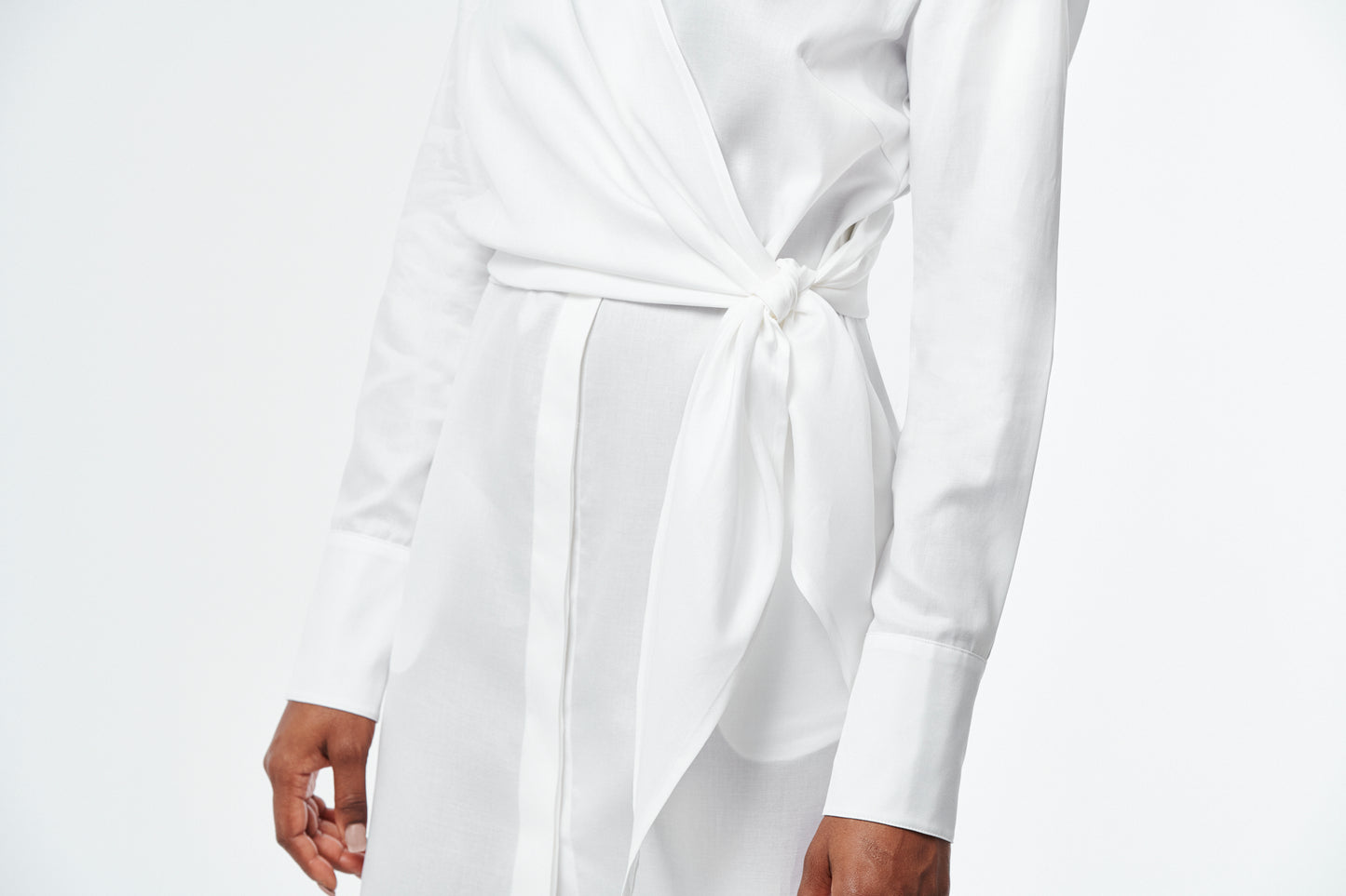 VESTIDO Shirtdress with Removable Sleeves